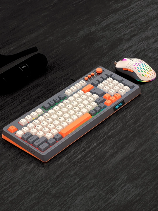Игровая клавиатура gtx350-с RGB-подсветкой, мембранная, с проводным подключением