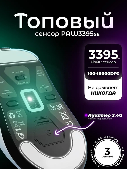 Simsiz o'yin sichqonchasi, VGN VXE R1 SE+