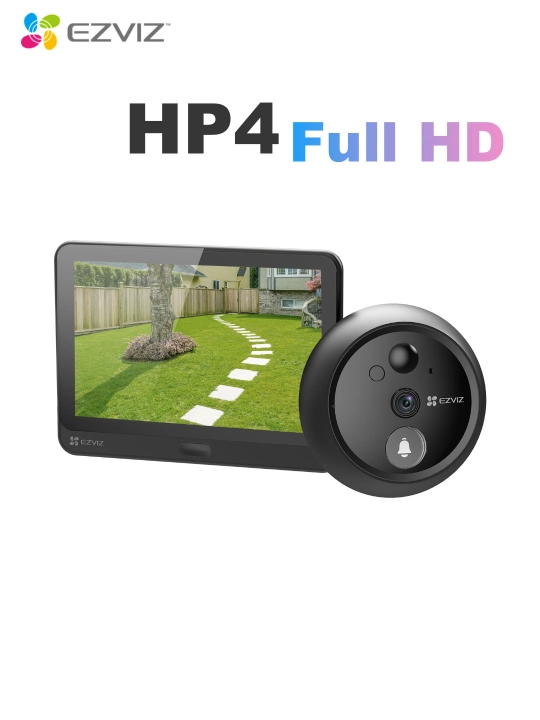 EZVIZ HP4 2MP Wi-Fi videoglazok, eshik glazogi, kamera, domofon, eshik qo‘ng‘irog‘i