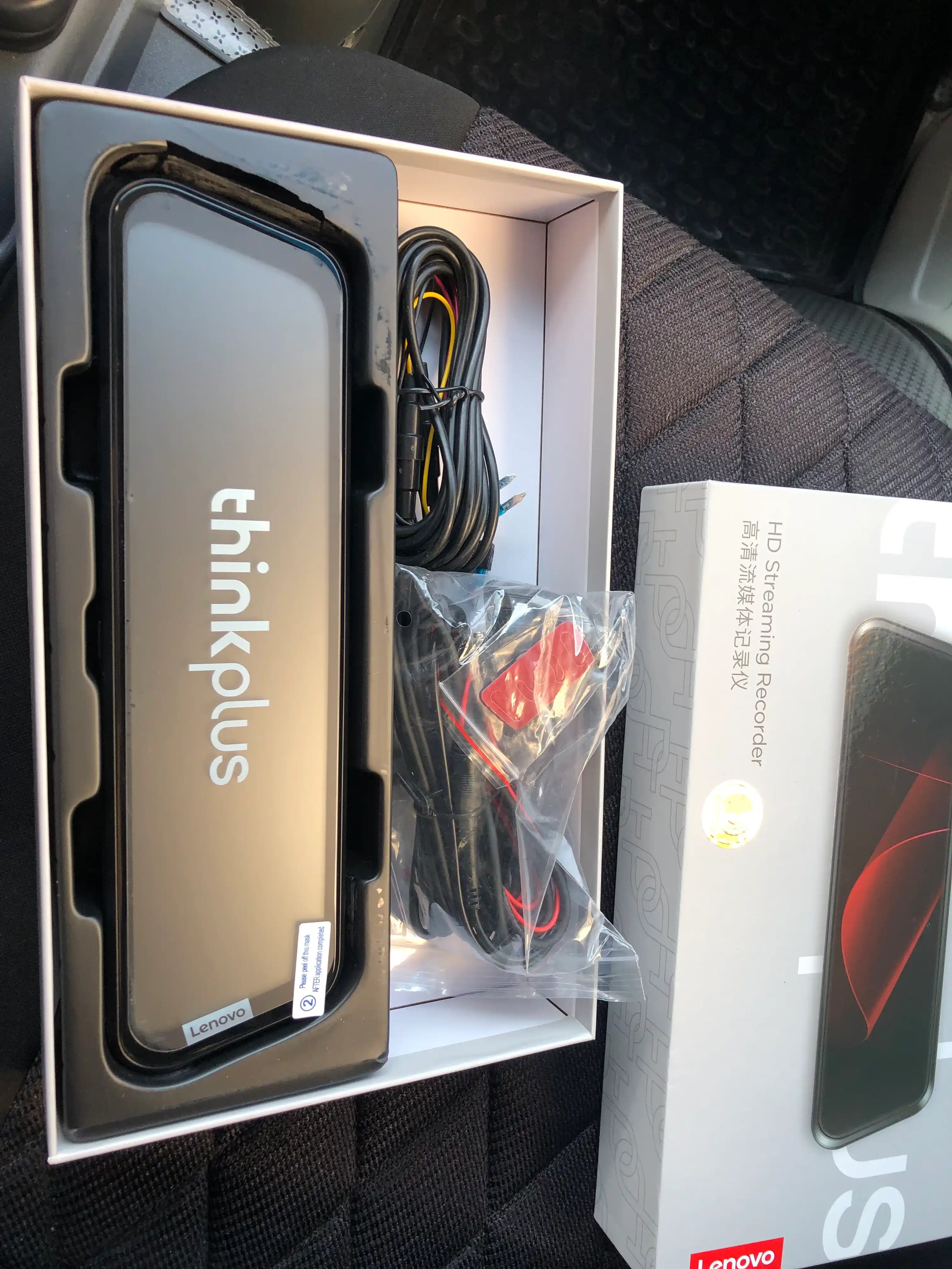 Видеорегистратор Lenovo HD thinkplus, с сенсорным экраном + 32Gb флешка подарок