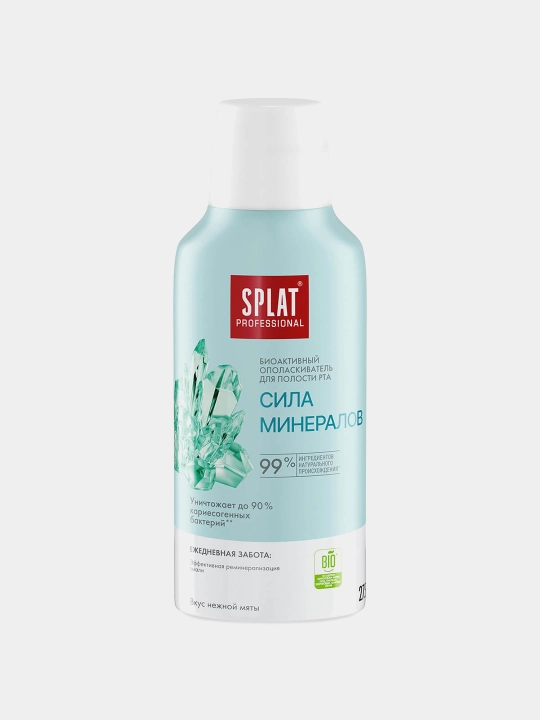 Og‘iz bo‘shlig‘i chayish vositasi Splat Professional "Minerallar kuchi," 275 ml - 