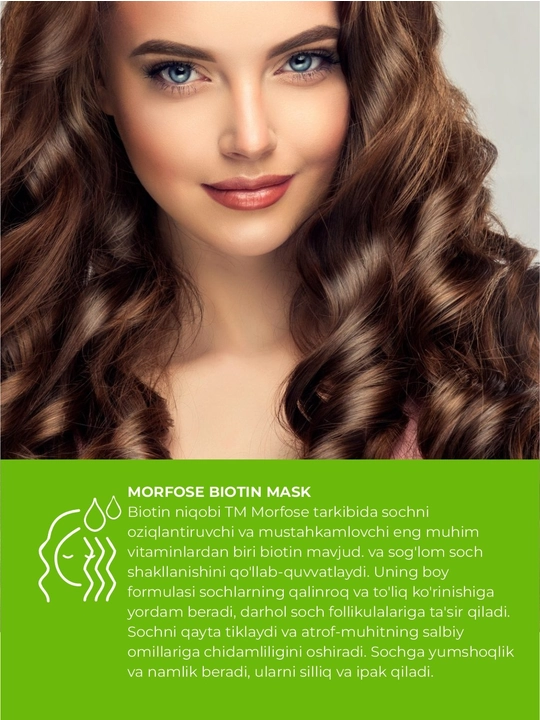 Профессиональная маска для волос Morfose Hair Mask, 500 мл