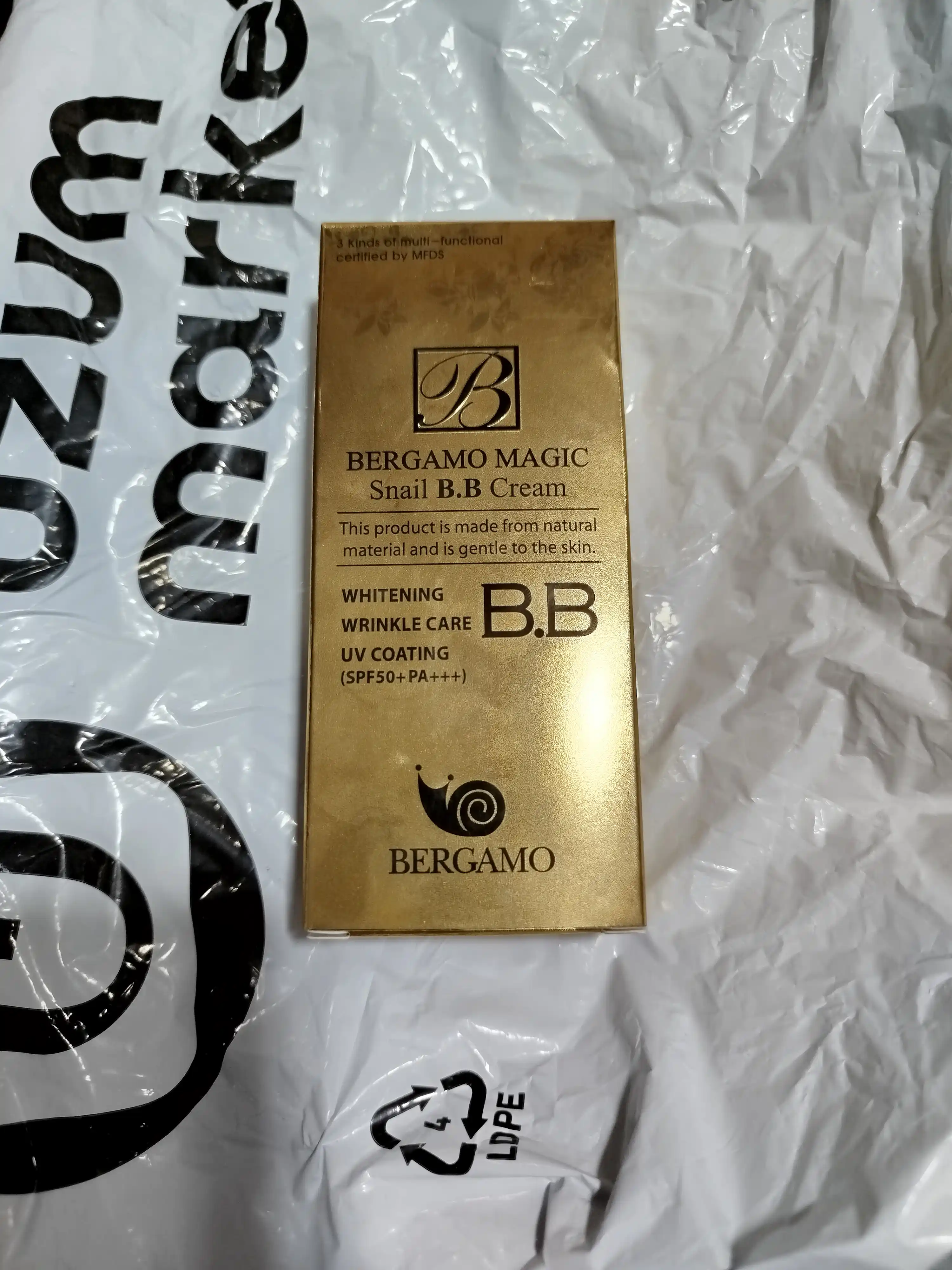Тональный крем для лица, Bergamo BB, матирующий, увлажняющий, с SPF, 50 мл