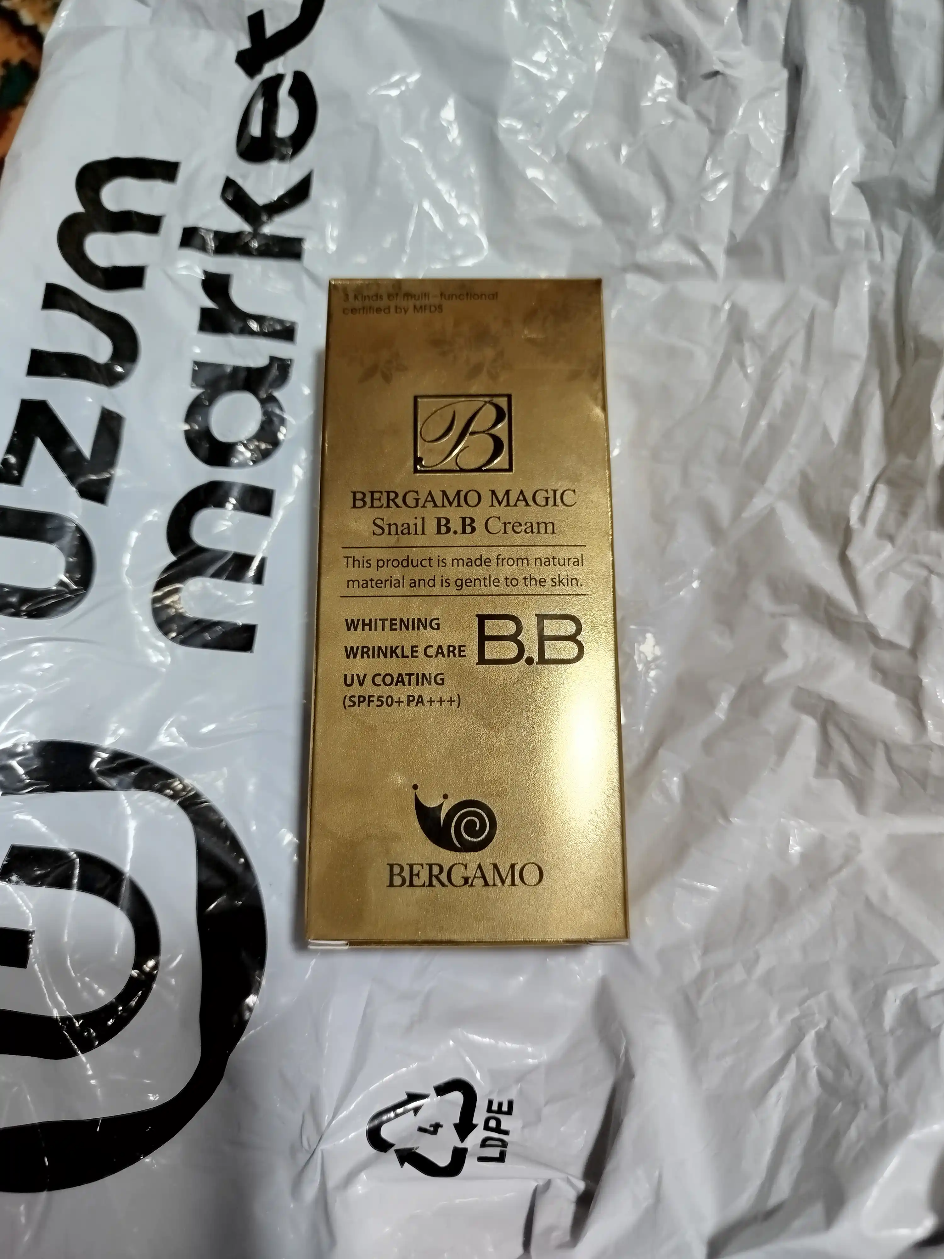 Тональный крем для лица, Bergamo BB, матирующий, увлажняющий, с SPF, 50 мл
