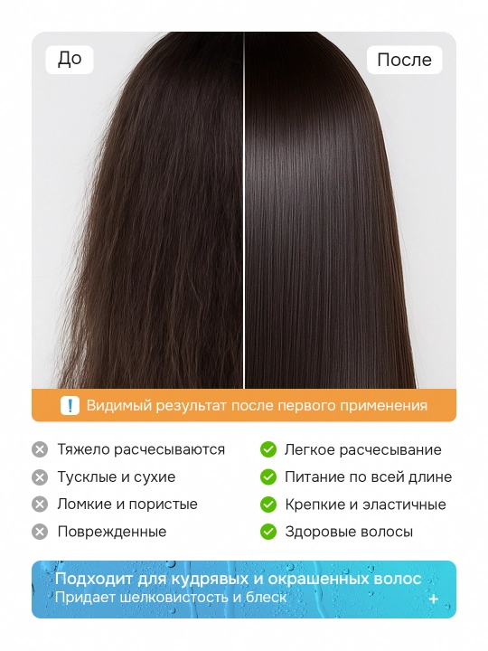 Namlantiruvchi sprey-mist Corl Sun Shine keratin va pantenol bilan 200 ml