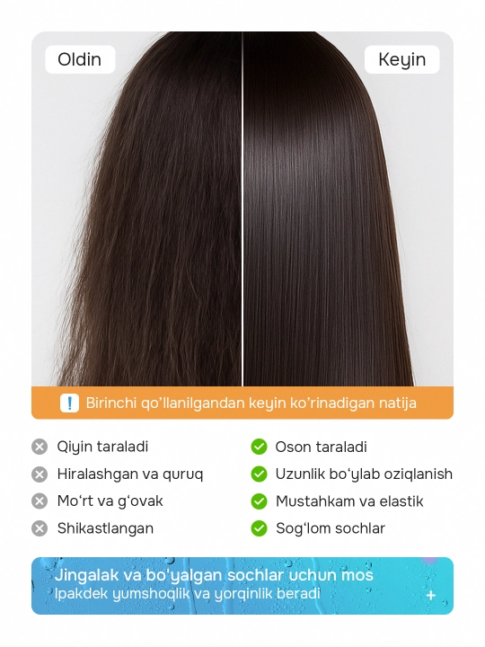 Namlantiruvchi sprey-mist Corl Sun Shine keratin va pantenol bilan 200 ml