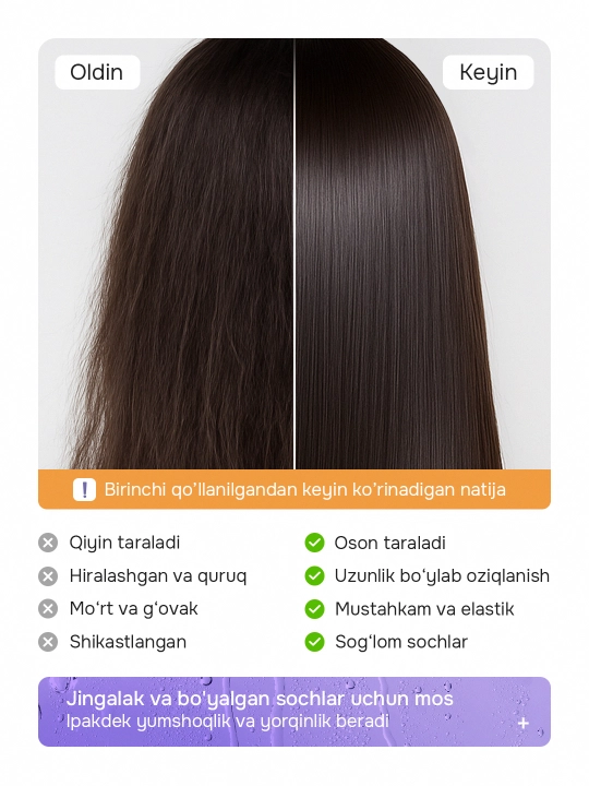 Namlantiruvchi sprey-mist Corl Sun Shine keratin va pantenol bilan 200 ml