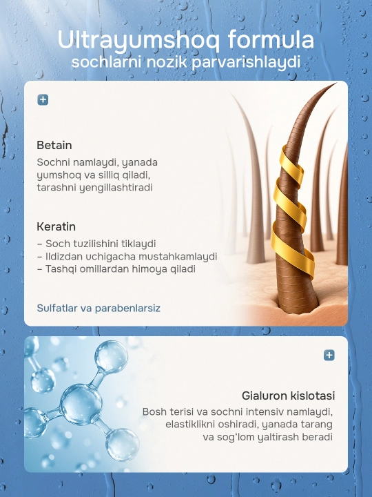 Konditsioner sulfatsiz keratinli kompleks sochlar uchun Keratine Queen, 750 ml