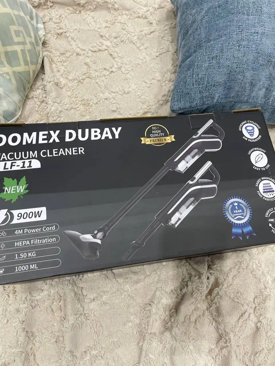 DOMEX uy uchun vertikal changyutgich, qo‘l changyutgichi, 900 Vt, kuchli