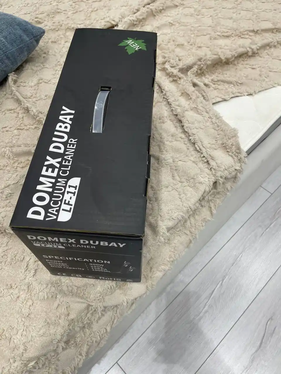 DOMEX uy uchun vertikal changyutgich, qo‘l changyutgichi, 900 Vt, kuchli
