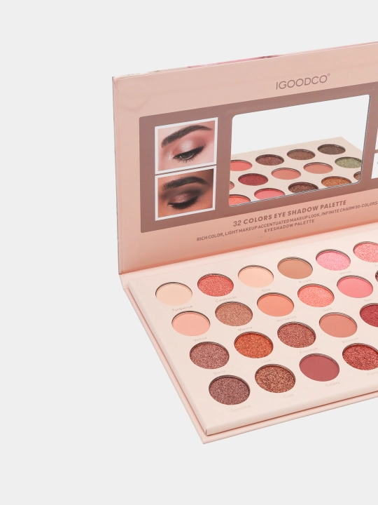 Теней IGOODCO Super Nude на 50 оттенков — нюдовых тонов с матовыми и шиммерными финишами