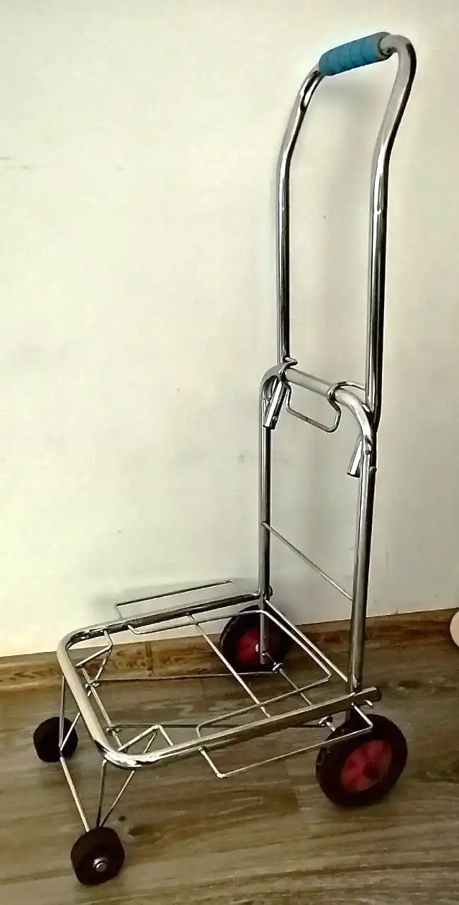 Buklama aravacha, 4 g‘ildirakli, mustahkam, 50, 60 kg gacha yuk tashishi mumkin