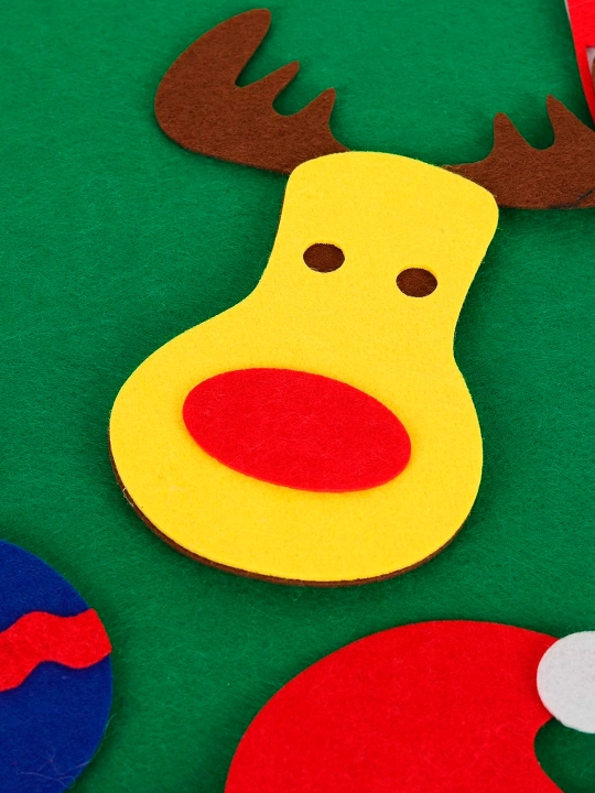 Игра из фетра Ёлочка, украшения на липучках, размер 95 х 70 см