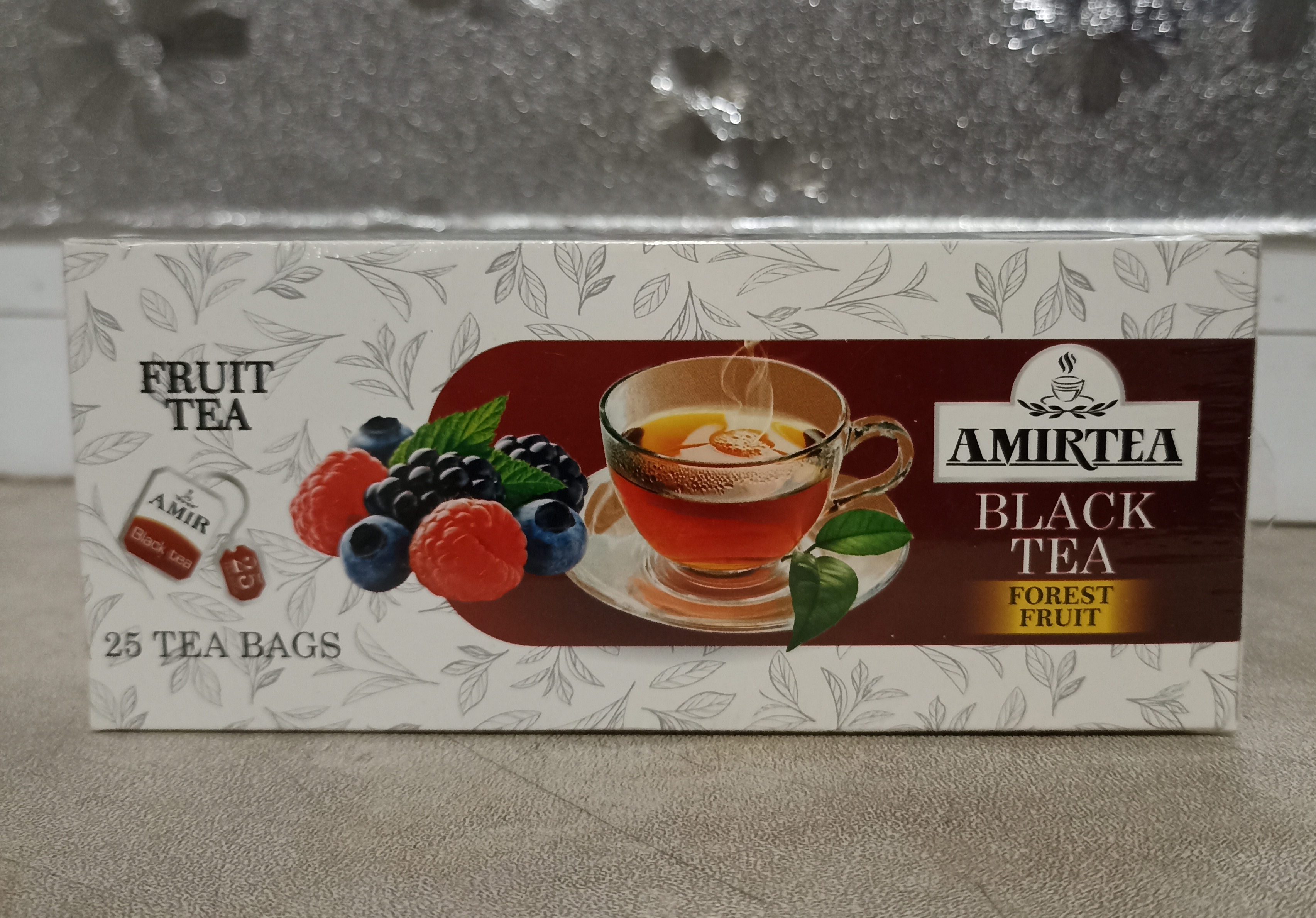 Amir Tea Лесные Ягоды, черный, пакетик, 25 штук, 50 гр