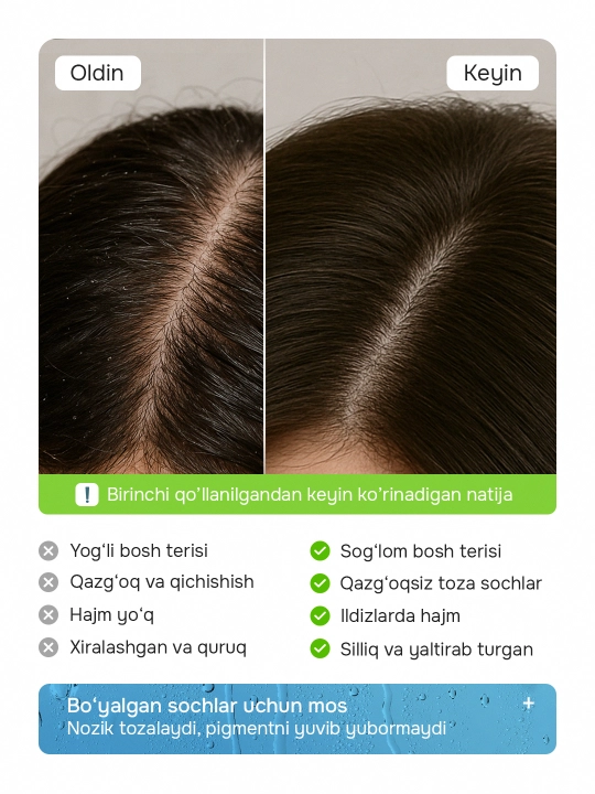 Aisunlee Coconut Scalp Scrub — dengiz tuzi bilan tozalovchi shampun-skrab, 250 ml