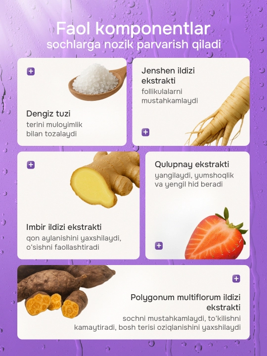 Скраб-шампунь Aisunlee Strawberry Scalp Scrub, 250 г, для глубокого очищения