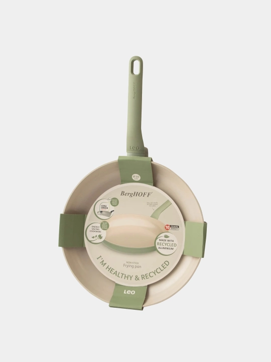 BergHOFF Leo Balance Sage tovasi, diametri 30 sm, yopishqoqlikka qarshi, induksion, yashil