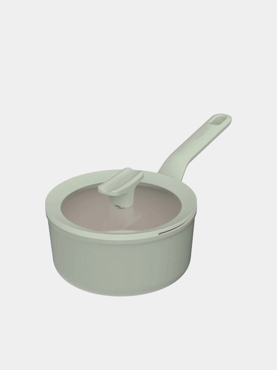 Ковш BergHOFF Leo Balance Sage, кованый алюминий, антипригарное покрытие, 18 см