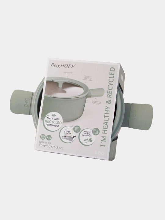 BergHOFF Leo Balance Sage - qopqoqli kostryulka, 24 sm