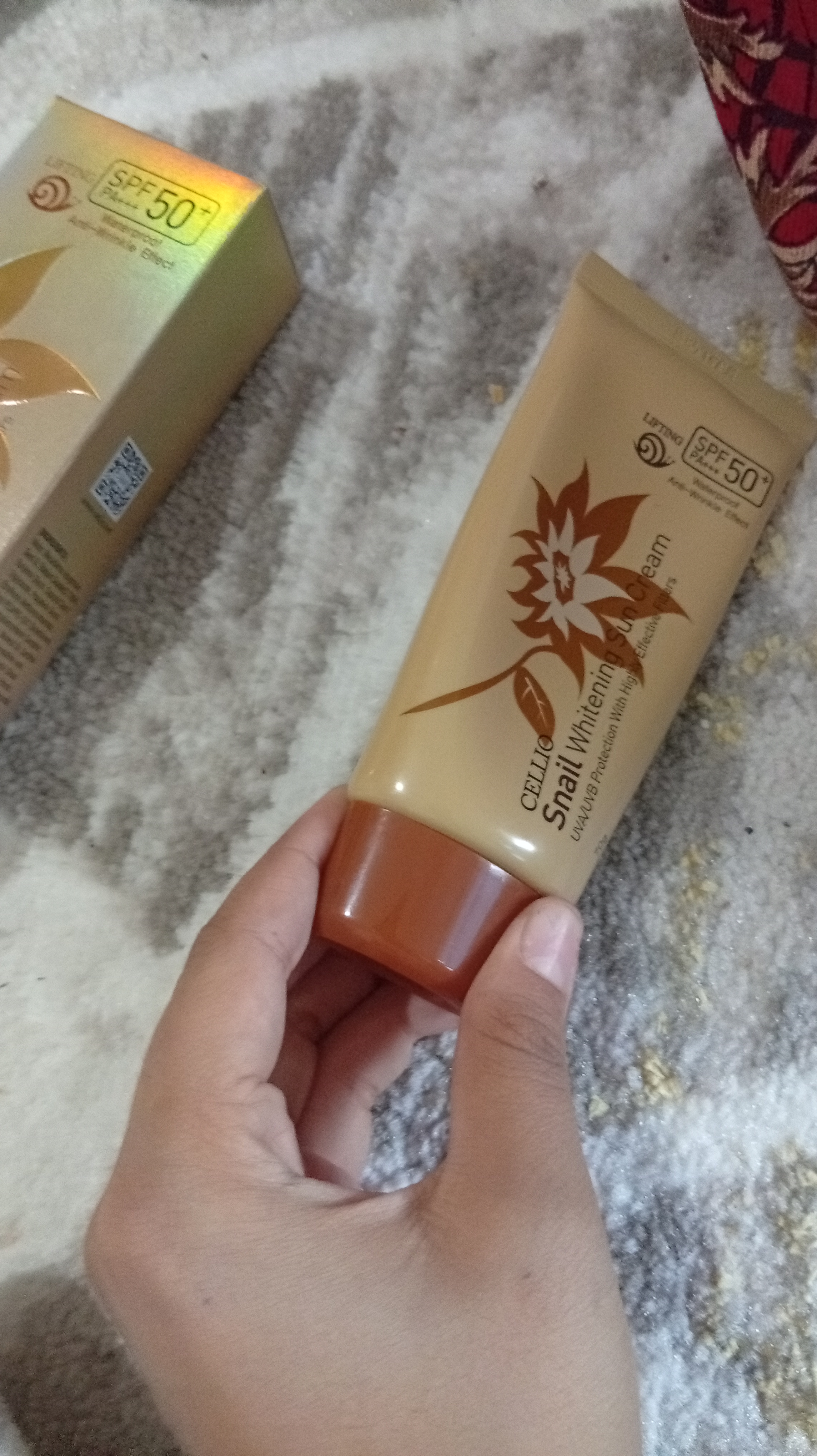 Quyoshdan himoyalovchi SPF 50+, namlantiruvchi,oziqlantiruvchi zagar krem, Cellio