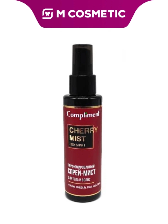 COMPLIMENT Sprey mist t, uchun va soch parfum Cherry, 110ml