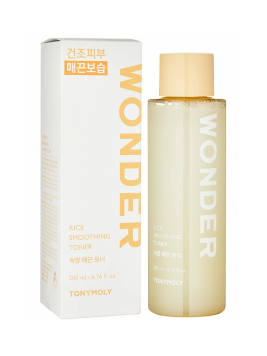 Тонер для лица TONYMOLY Wonder Rice Smoothing Toner, 200 мл, увлажнение и сияние