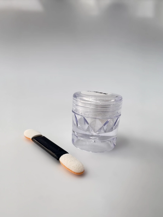 Manikyur uchun pearl rub, oynaga o'xshash marvarid porlashi, tirnoq porlashi effekti