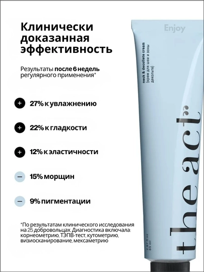 Крем для лица The Act, дневной, ночной, увлажняющий, для кожи вокруг глаз, от прыщей