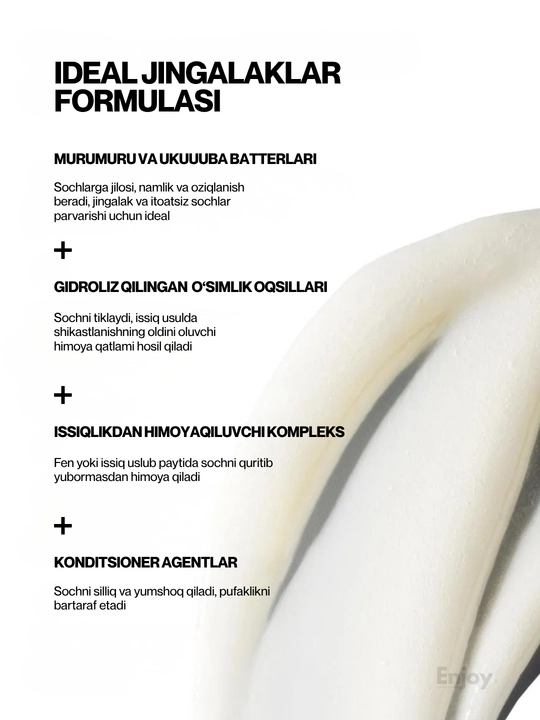 Pena, pasta, sprey, pudra uchun soch układkasi The Act, hajm, fiksatsiya, termohimoya