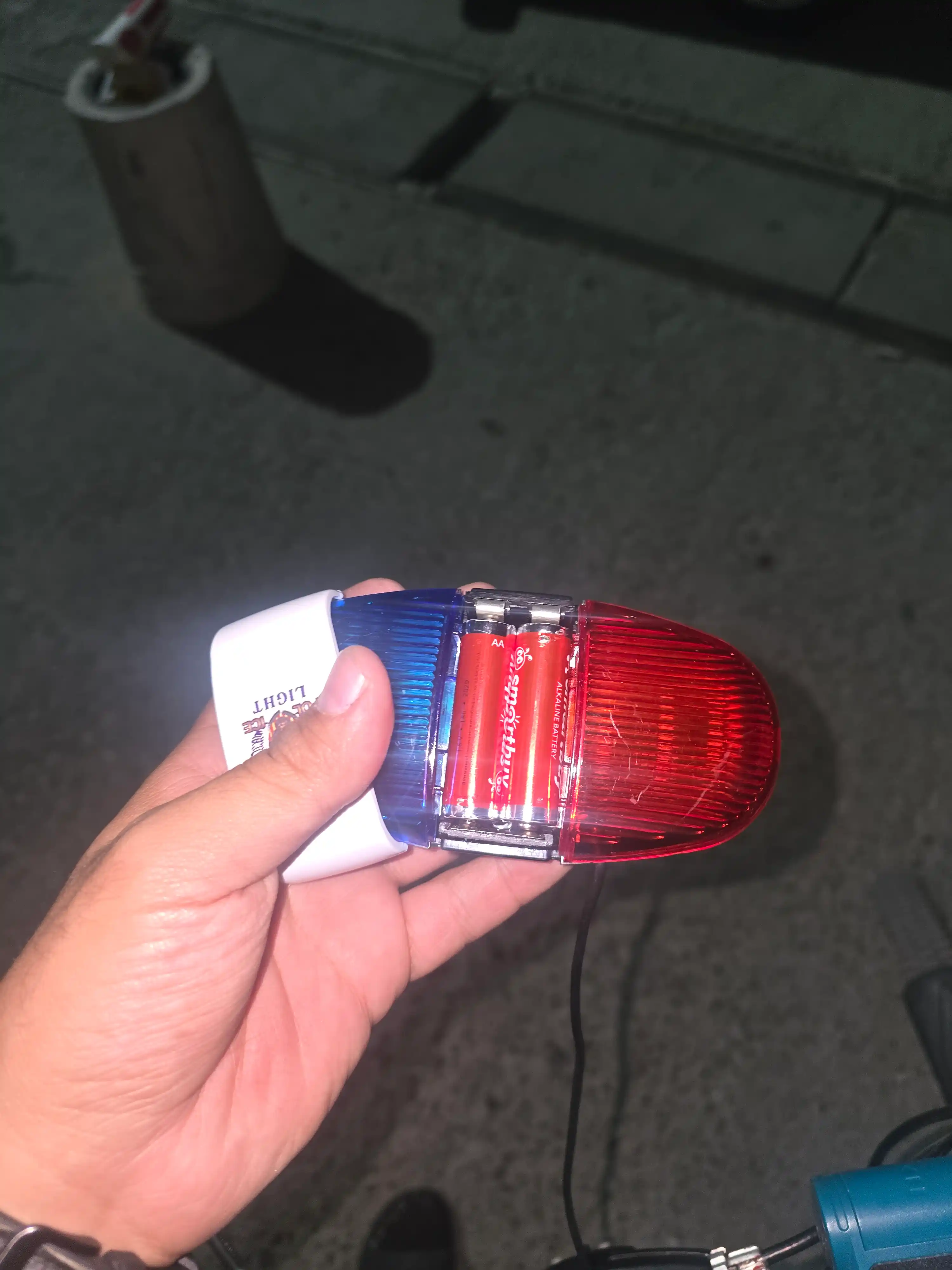 Politsiya signali, 4 turdagi signallar va chiroqlar, velosiped uchun