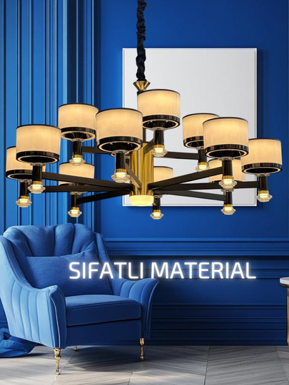 Qandil, lyustra, osma chiroq, led qandil, zamonaviy qandil 80038 
