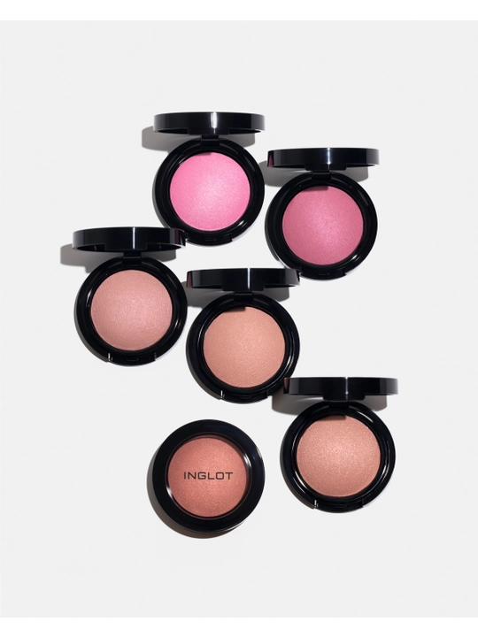 Rosie Cheeks Blush INGLOT yaltiroq yuz uchun ipak rumyana
