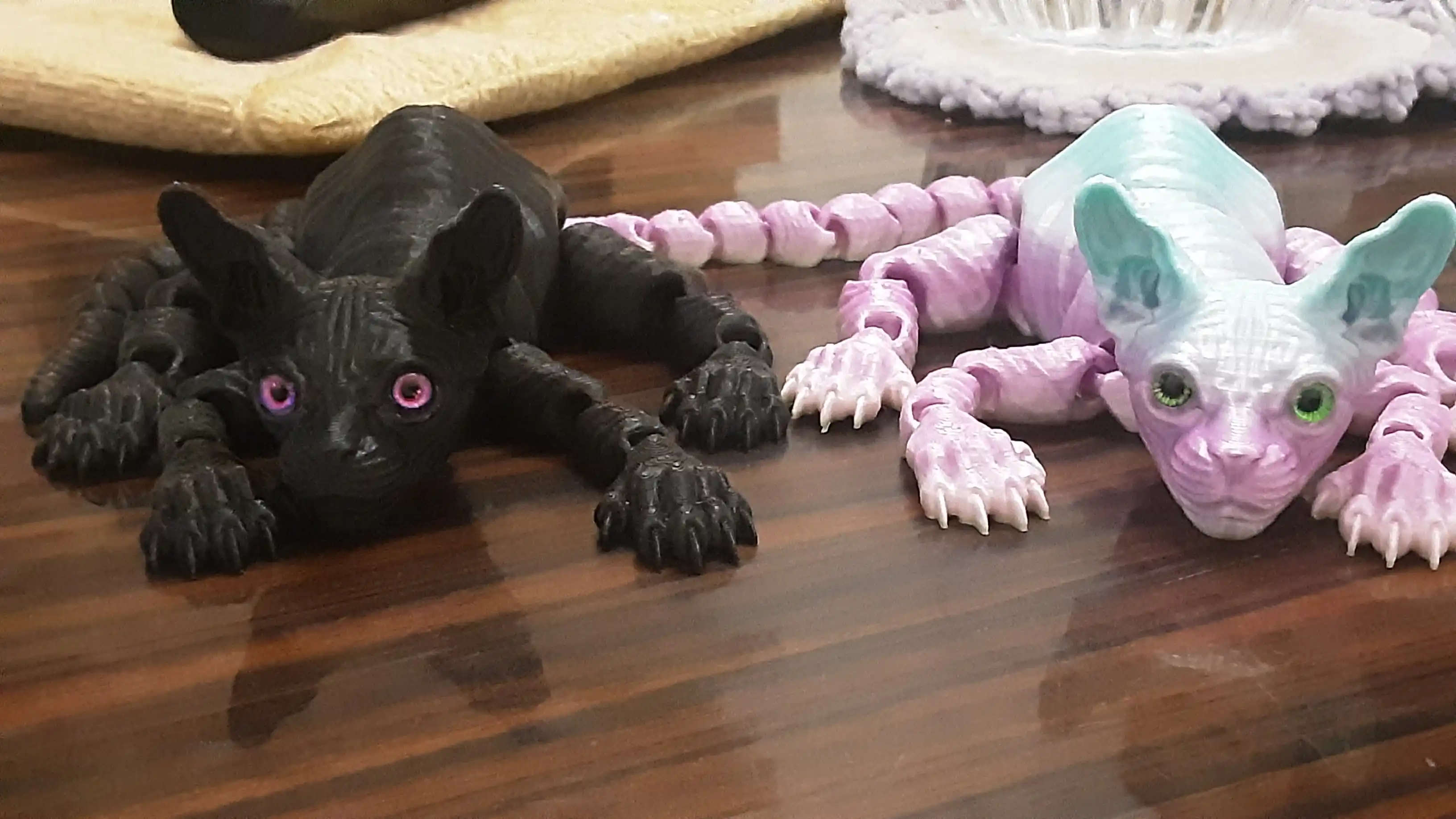 Подвижный сфинкс 3D – игрушка антистресс, подвижная фигурка кота