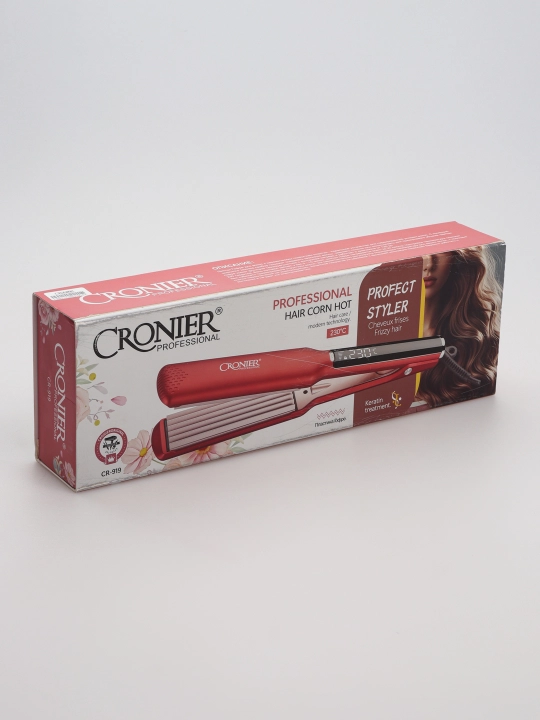 Professional soch uchun gafri dazmol Cronier CR-926a, CR-919, keramik plastinali