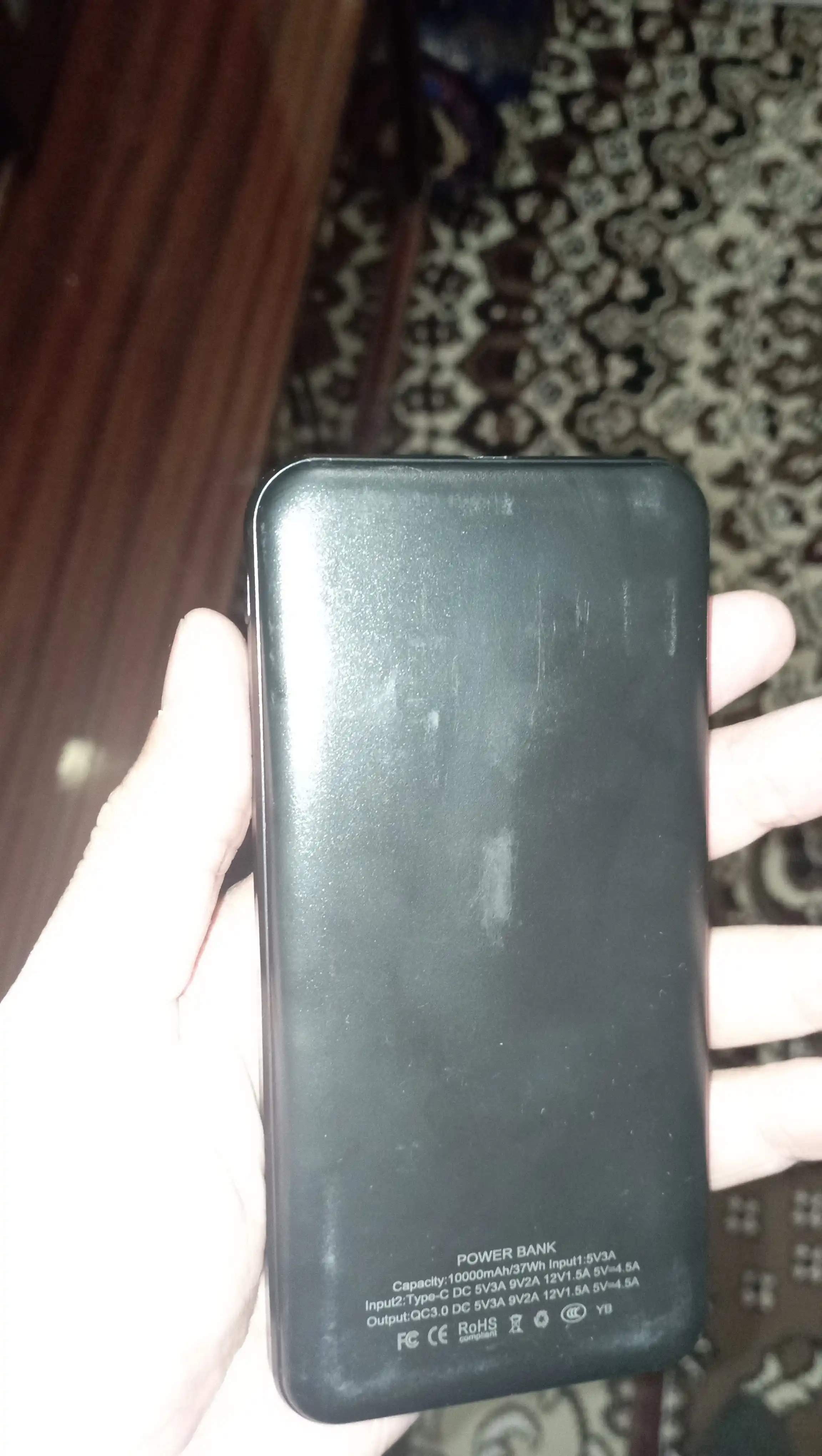 Tashqi akkumulyator, 20000mA 22.5W super tezkor quvvat 100%