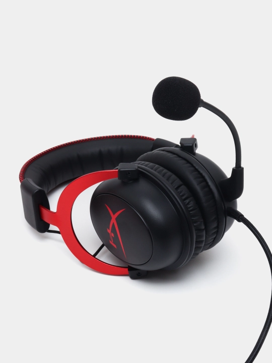 O‘yin uchun quloqchinlar Hyperx Cloud II Red