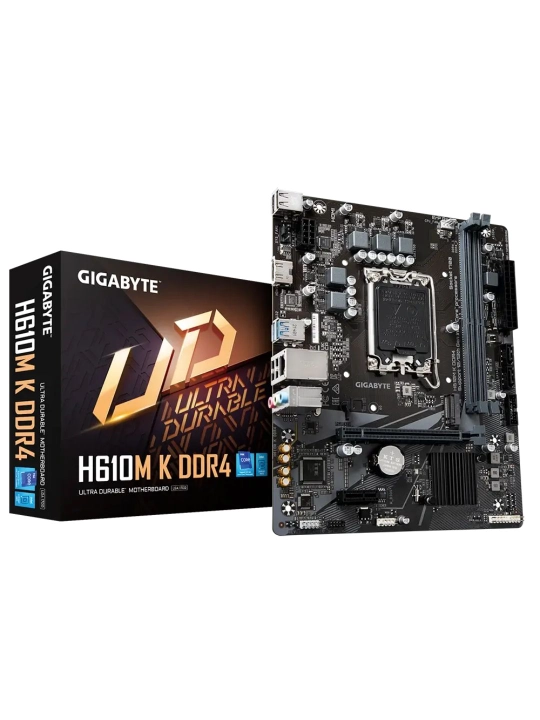 Материнская плата Gigabyte H610M K DDR4, LGA1700 - 