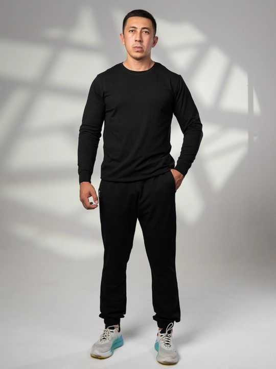 Erkaklar sport shimi ELITEX, trikotaj, paxta, elastik belbog‘li, S–3XL