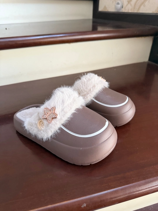 Ichki va tashqi ko'cha uchun, issiq bolalar kundalik shippaklari