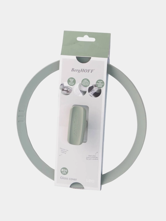 BergHOFF Leo Balance Sage shisha qopqog‘i, plita va pechka uchun, 24 sm, yashil