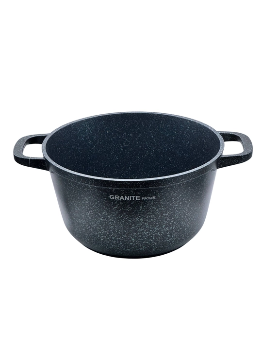 Cook More Granite Prime kastryulka – shisha qopqoqli, granit qoplamali