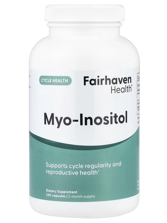 Мио-инозитол, Fairhaven Health, 240 капсул