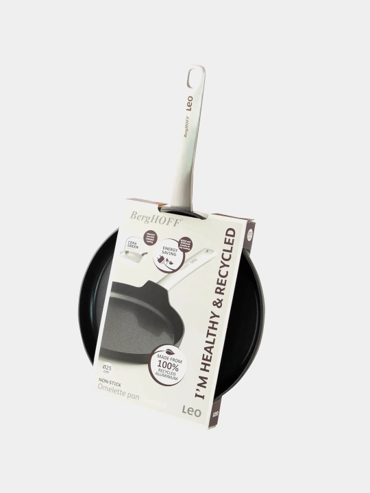 BergHOFF - Leo Graphite qopqoqsiz omlet uchun tova 25 sm alyuminiy