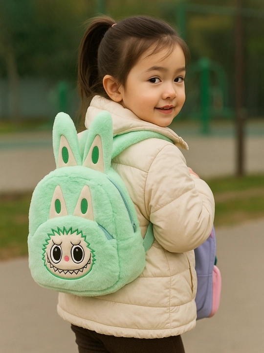 Мягкий рюкзак Лабубу, для детей 2-6 лет - 