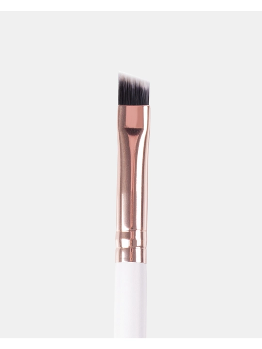 Кисть для бровей INGLOT 200, двусторонняя скошенная с щеточкой, для нанесения гелей