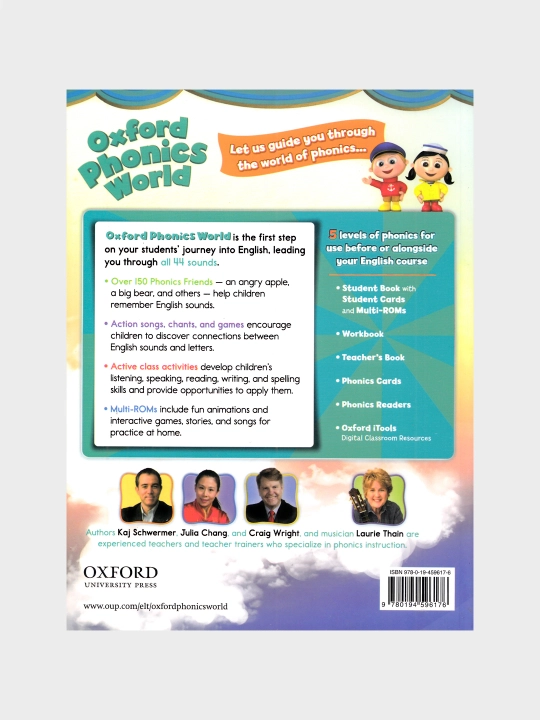 Oxford Phonics World 1, 2, 3, 4, 5-darajalar Student’s Book, Workbook