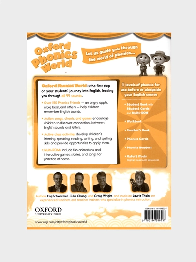 Oxford Phonics World 1, 2, 3, 4, 5-darajalar Student’s Book, Workbook