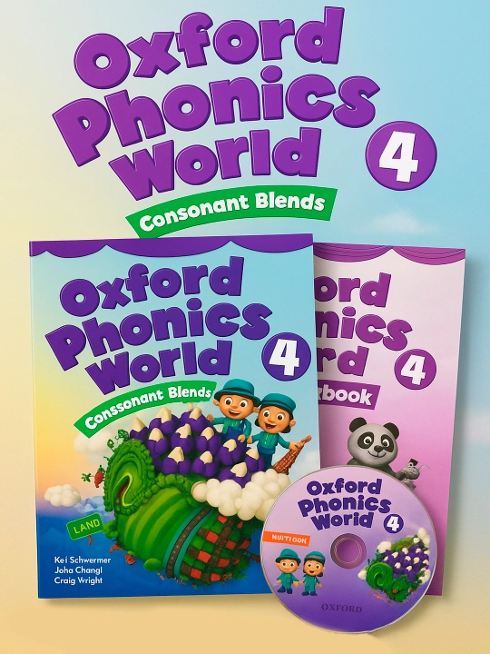 Oxford Phonics World 1, 2, 3, 4, 5-darajalar Student’s Book, Workbook - 
