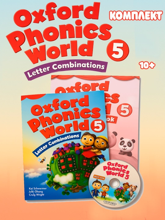 Oxford Phonics World 1, 2, 3, 4, 5-darajalar Student’s Book, Workbook - 