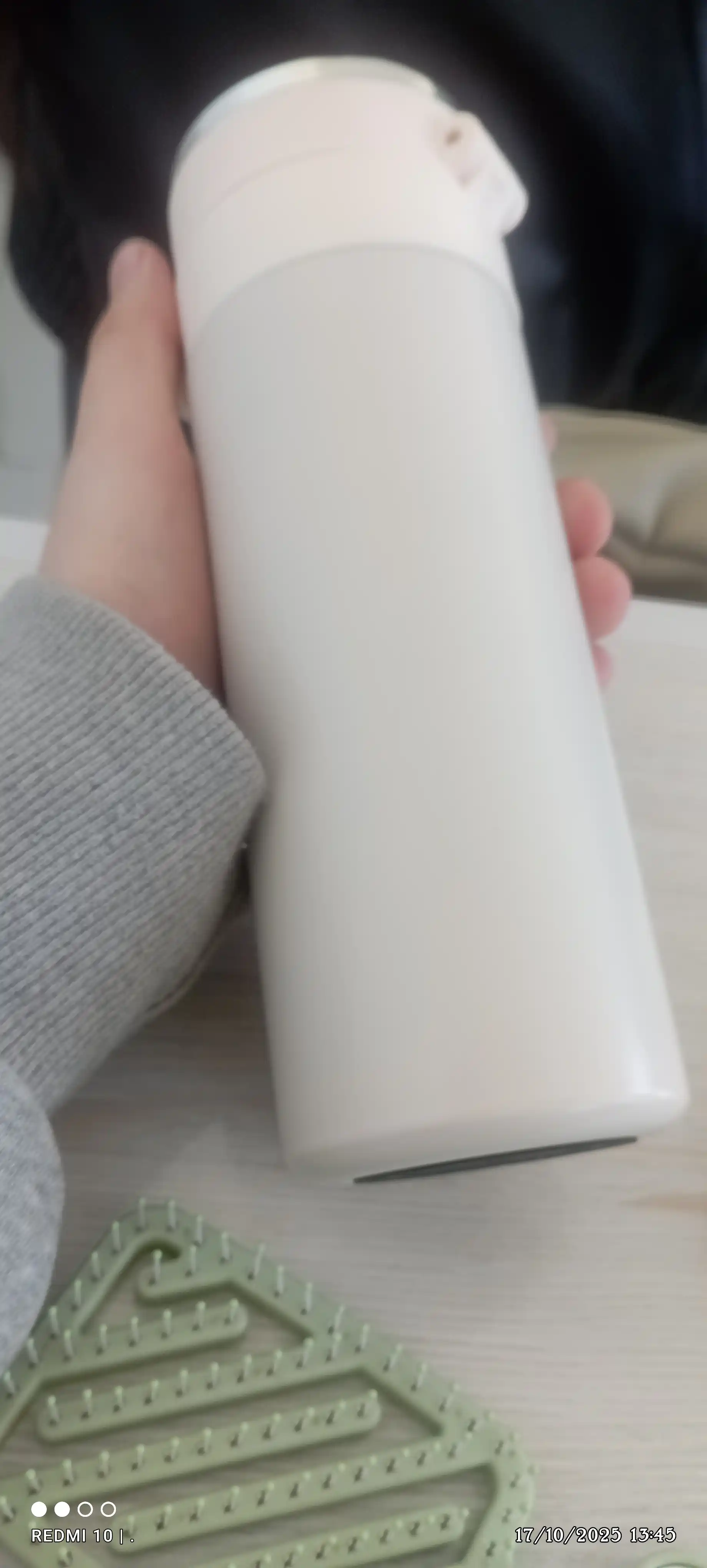 Termal krujka, choy, qahva, ofis va sayohat uchun, harorat sensori bilan termos, 420 ml